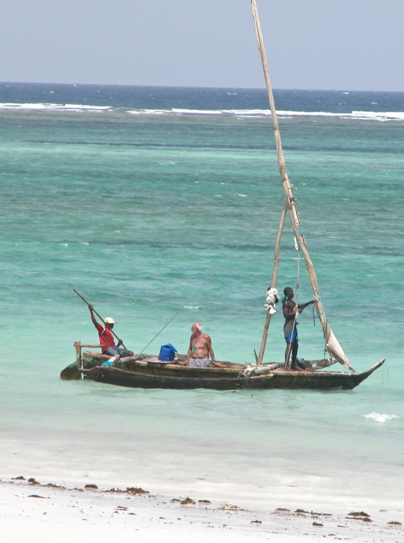 Strand mit Dhow